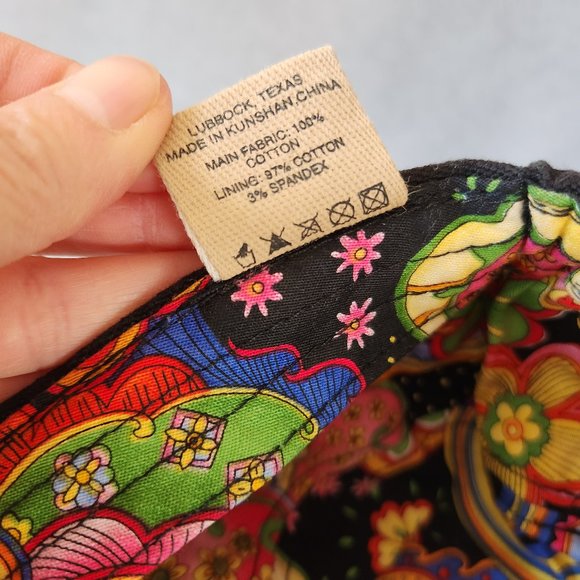 Karma Live in The Moment Embroidered Skull Cap Hat Cotton Black One Size - Picture 11 of 11